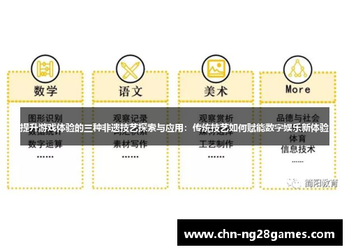 提升游戏体验的三种非遗技艺探索与应用：传统技艺如何赋能数字娱乐新体验